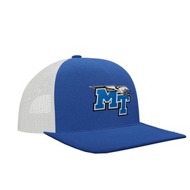 Sport Your Gear Middle Tennessee State MTSU Blue Raiders Prime Mid Profile Adjustable Snap Back Trucker Baseball Hat Cap (Mtsu Roy, One Size)