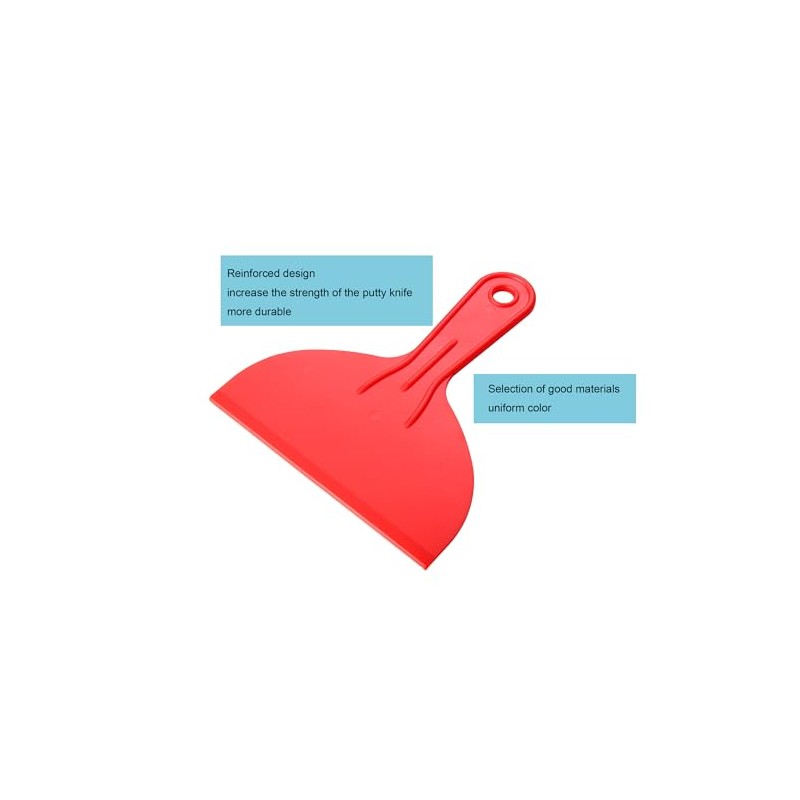 3 Pcs Putty Knife,Flexible Plastic Paint Scraper Tool for Spackling,Spreader,