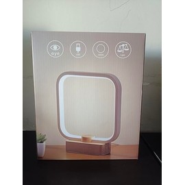 ANLAIBO LED Wood Table Lamp, 3-Color Temperature Bedside Lamp,Bedroom Bedside Night Light, Dimmable Led Lighting, Small Table Lamps for Living Room OfficeCreative Home Decor, Unique House warmging Gift