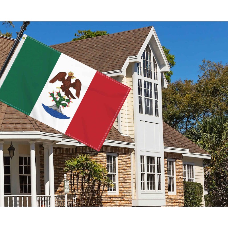3×5 FT Old Mexico(1821-1832) Flag, Large 100D Former Mexican Empire