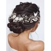 Unicra Flores de novia para el pelo de la boda