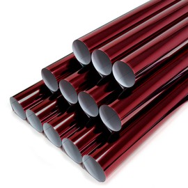 ROFISUE Sheet Metallic Foil Heat Transfer Vinyl Wine red, 12*10*12PCS Bundle Chrome HTV Pack inVibrant Colors for Stunning T-Shirt Designs! Perfect for DIY heat transfer vinyl (Wine red, 12*10*10PCS)