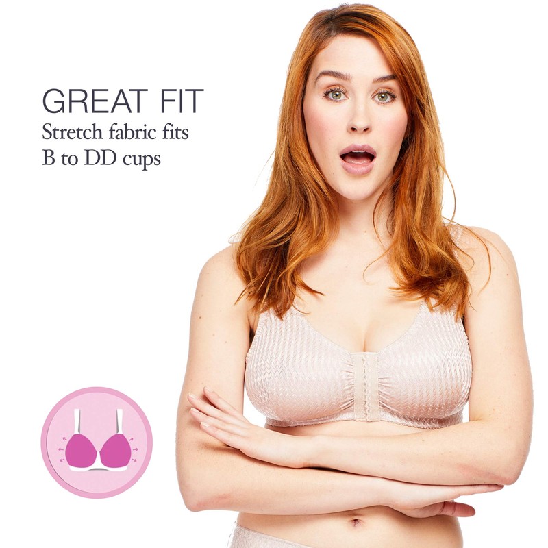 Carole Martin Full-Freedom Comfort Bras - 2 Pack - Beige