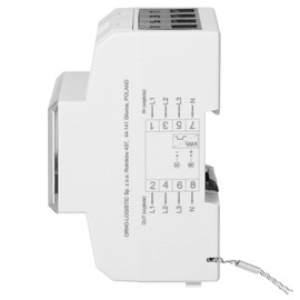 Virone EM-3 Digital AC Meter, Three-Phase Energy Meter, 80 A, 4.3 Modules, DIN TH-35 mm