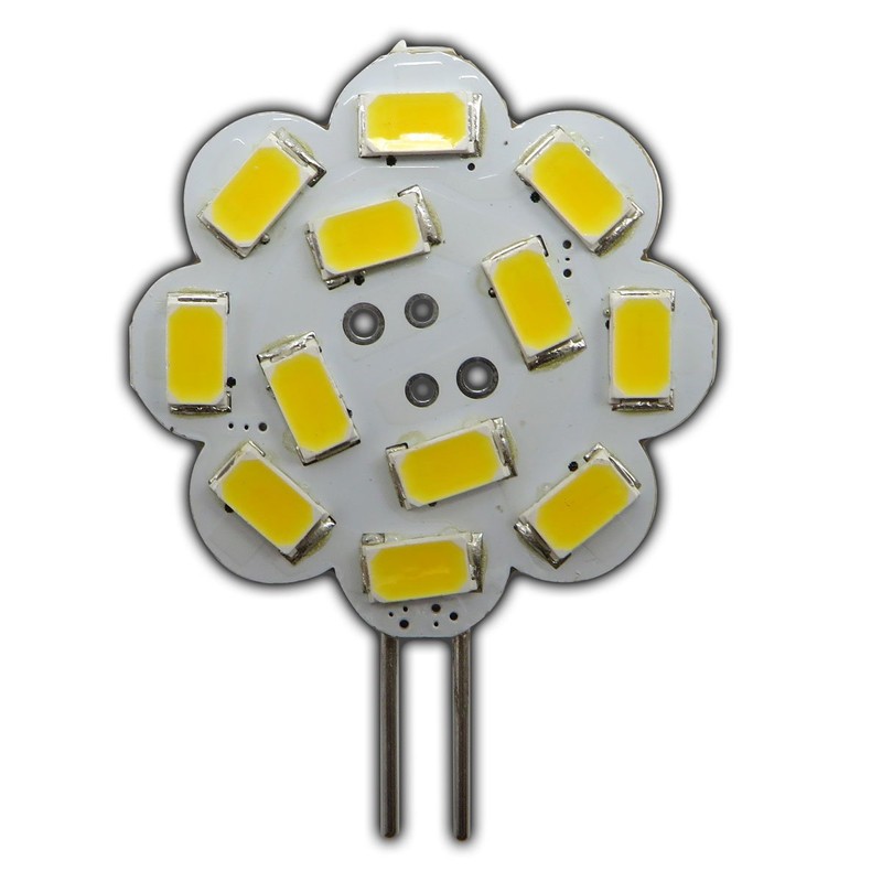 Pack of 3 G4 LED 1.2 Watt 12 SMD Warm
