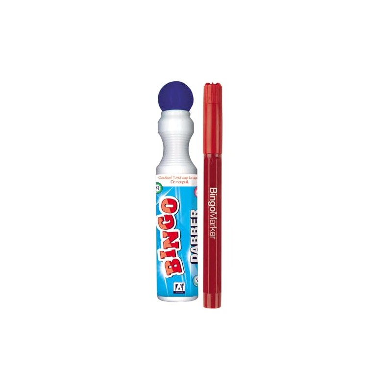 A* Stationery Bingo Game Dabber & Marker Pen No Drip