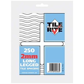Tilerite Tile SPACERS 2MM X250 TSL483