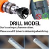 2Pc Thread Deburring Tool Tungsten Carbide Blade 3-25mm Metal Pipes