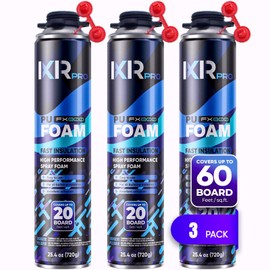 Ixirpro Spray Foam Insulation Can ( 3x25.4 oz. (720 g)) Expanding Foam Sealant