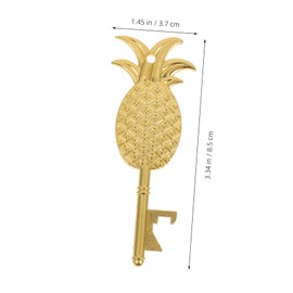 VILLFUL Pineapple Bottle Opener Keychain Beverage Bottle Opener Tool with Playful Design for Effortless Opening for Parties and Unique