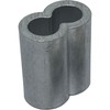 10x Wire Rope Clamp Aluminium 8 mm Aluminium Press Clamp
