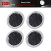 TMH 4 Inch 4 Pcs Smoked Lens White LED Round