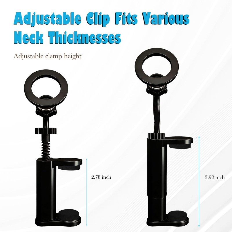 Guitar Phone Holder, Magnetic Guitar Phone Mount with 360° Rotation,