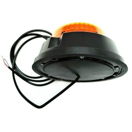 MelTruck® LED Beacon Warning Light Rotation Flash 3 Screws 12 V 24 V Car Truck Tractor (R Rotation; F-Flash (Flash); 3-Point Mounting)