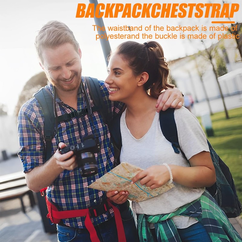 3 Pieces Adjustable Chest Strap Backpack, Chest Strap for School