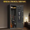 INKUITEN Gun Safe Door Organizer,Handgun Hanger with Elastic Triple Mag