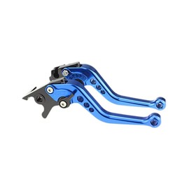 PROCNC Short Brake Clutch Levers Fit for Yamaha Warrior Raptor 350 YFM350 2002-2004 Raptor YFM660 2001-2005 TTR125L/LE/LW 2000-2016 Banshee 350 02-06 XT660/R/X 2004-2013 (Blue)