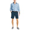 Nautica Men's Classic Fit Flat Front Stretch Solid Chino 8.5"