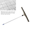 29.5in Floor Squeegee Broom Aluminum and Sponge Comfortable Grip Household