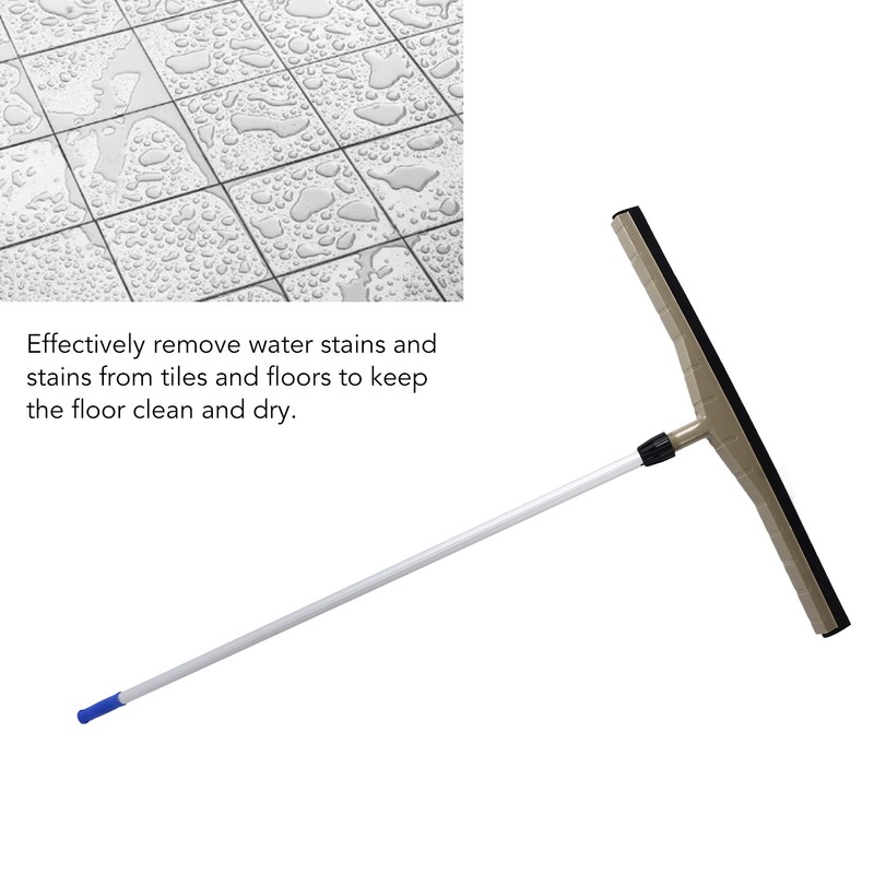 29.5in Floor Squeegee Broom Aluminum and Sponge Comfortable Grip Household