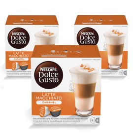Nescafe Dolce Gusto Caramel Latte Macchiato Coffee - 48 Capsules, 24 Cups