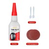 XTryfun Black Tire Glue for Rubber Adhesive for Sidewall Bonding