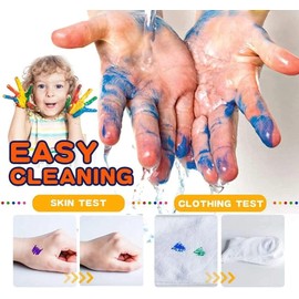 Senbos Colorful Ink Pads, 13 Colors Washable Fingerprint Ink Pads, Non-Toxic and Child-Safe Ink Stamp Pad for Paper Crafts, Fabric Painting, DIY and Birthday Gifts