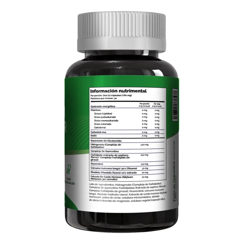 Nad 60 Capsulas,suplementos Bioteep 30 Das Sin Sabor