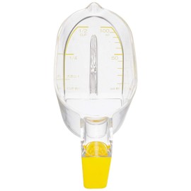 DELISH KITCHEN CC-1321 Pearl Metal Measuring Cup, Yellow, 5.1 x 2.4 x 2.4 inches (13 x 6 x 6 cm), Measuring from