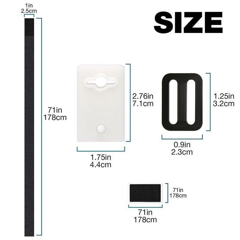 AIMALL Pool Cover Roller Attachment Straps Kit 8PCS for Swimming