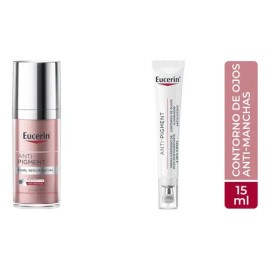 Kit Eucerin: Sérum Facial Anti-manchas 30ml + Crema Contorno De Ojos Anti-ojeras 15ml - 30ml - Daily Care