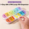 Pill Organiser 2 Times a Day & AM PM Tablet