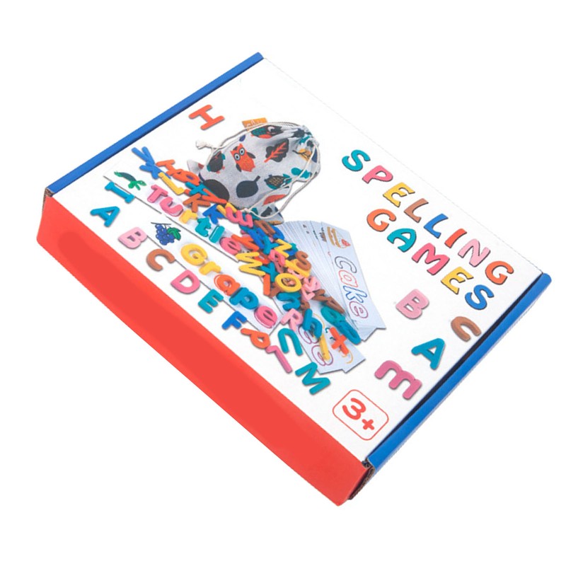Spell Learning Toy Educational Wooden Matching Letter Toy for Preschool