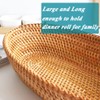 12.6 Inch Woven Bread Basket Fruit Basket for Kitchen Counter