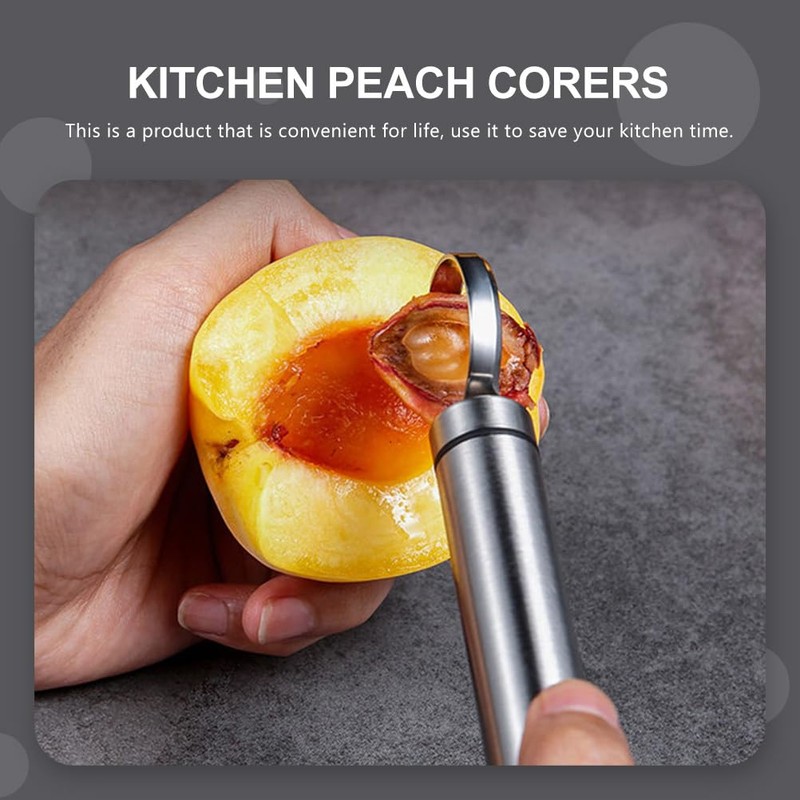 Stainless Steel Fruit Core Remover: Fruit Corer Removing Tool Easy