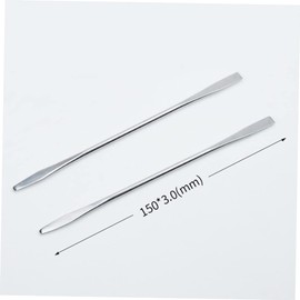 Ipetboom 5pcs Face Masks Micro Tools Stainless Steel Self Made Micro Lab Spoon Stainless Spatula Liquid Foundation Tools Stainless Rod Embossing Tool Make up Kit Mix Palette Stick