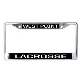 West Point Lacrosse Chrome License Plate Frame