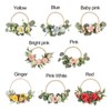 Artificial Garland Wood Pearl Decorative Flower Wreath Tea Garland Home