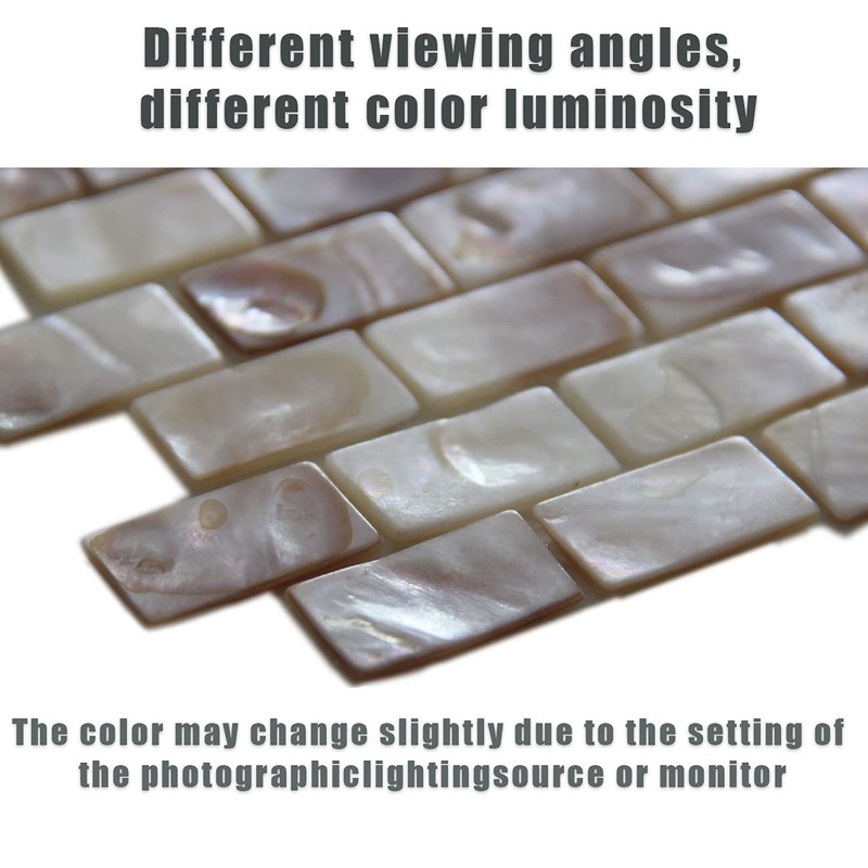 MOP Mother of Pearl Shell Mini Brick Mosaic Tile for