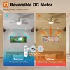 addlon Ceiling Fans with Lights, 32 inch Low Profile Ceiling