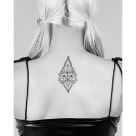 Inkbox Temporary Tattoos, Semi-Permanent Tattoo, One Premium Easy Long Lasting, Water-Resistant Temp Tattoo with For Now Ink - Lasts 1-2 Weeks, Magdalena, 6 x 3 in