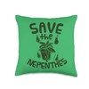 Save the Nepenthes for Lovers of Pitcher Plants Graphic Throw