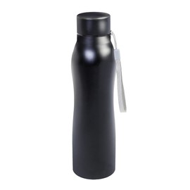 axentia Stainless Steel Water Bottle, Silver, Approx. 1 Litre