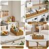 Scalloped Toilet Paper Basket: Water-Resistant Handmade Organizer - Natural Tan