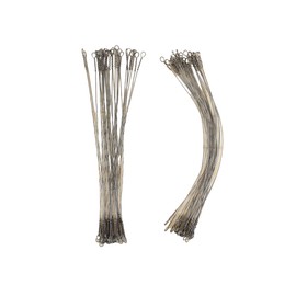 AIMALL 50PCS Coping Saw Blades Set, High Carbon Steel Mini Wire Saw, Dual Sizes 11.8"/19.7" for Precision Cutting in Soft Woods