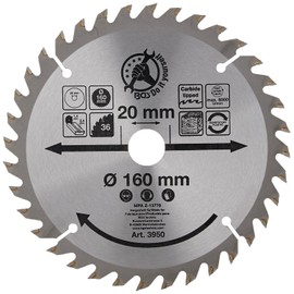 Carbide Tipped Circular Saw Blade, Diameter 160 mm