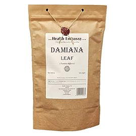 Health Embassy Damiana Leaf | Turnera diffusa | Dried Leaves Herbal Tea (100g)