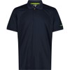 CMP - Polo da uomo, B.Blue-Limegreen, 52