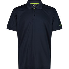 CMP - Polo da uomo, B.Blue-Limegreen, 52