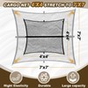 Muslogy Truck Bed Cargo Net Compatible with Pickup Truck Bed